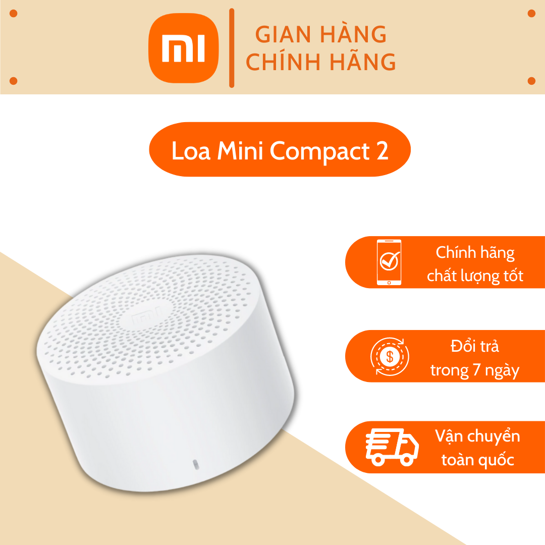 Loa Bluetooth Xiaomi Mi Compact Speaker 2 Loa Xiaomi nhỏ gọn tiện lợi