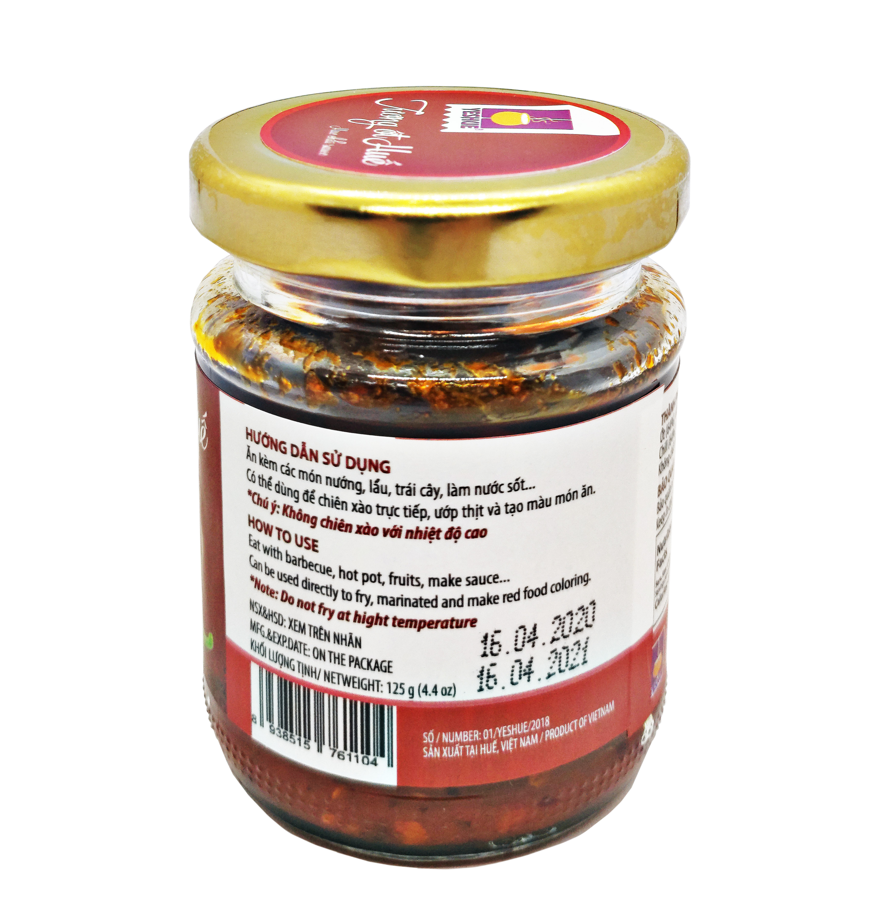 Tương ớt YESHUE 125g