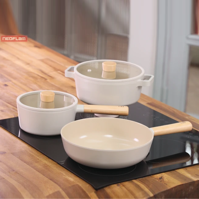BỘ NỒI CHẢO 3 MÓN NEOFLAM FIKA