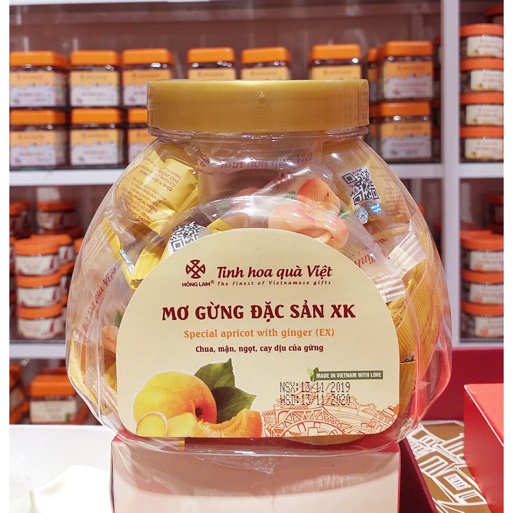 Mơ Hồng Lam Gừng Đặc Sản 200g