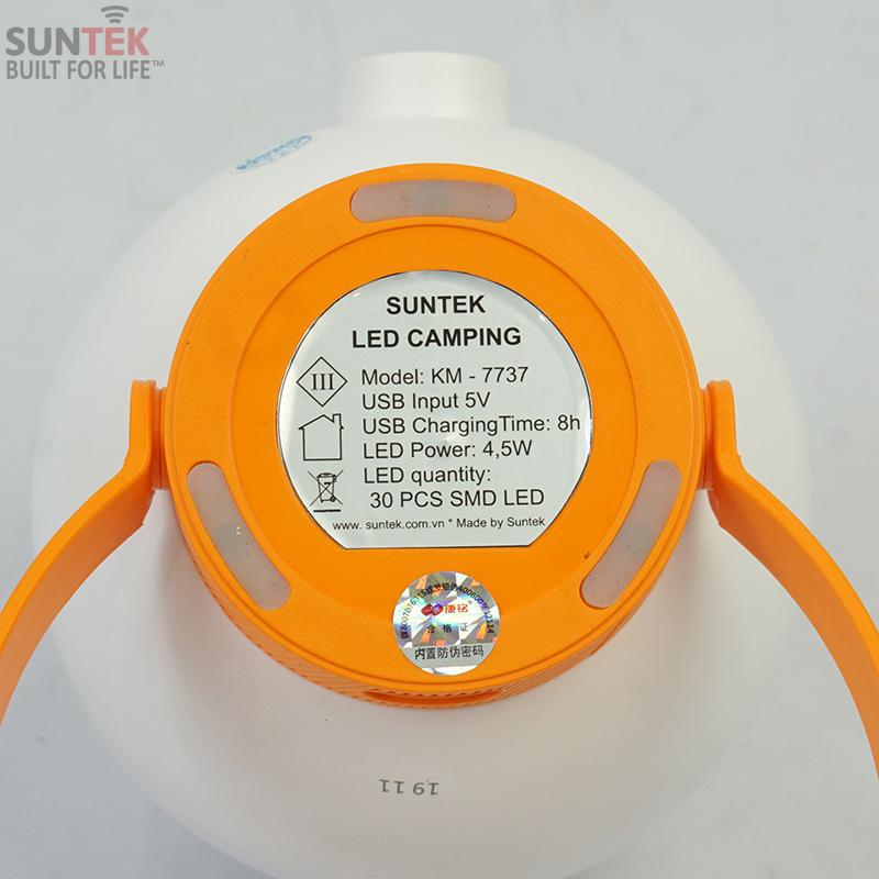 ĐÈN LED TÍCH ĐIỆN SUNTEK KM-7737