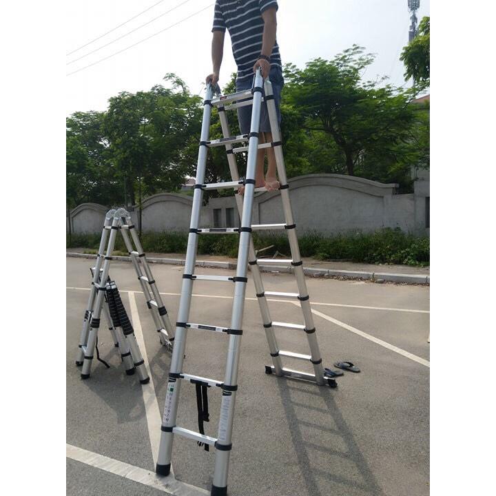 Thang nhôm rút Hakachi HM-14/14PC