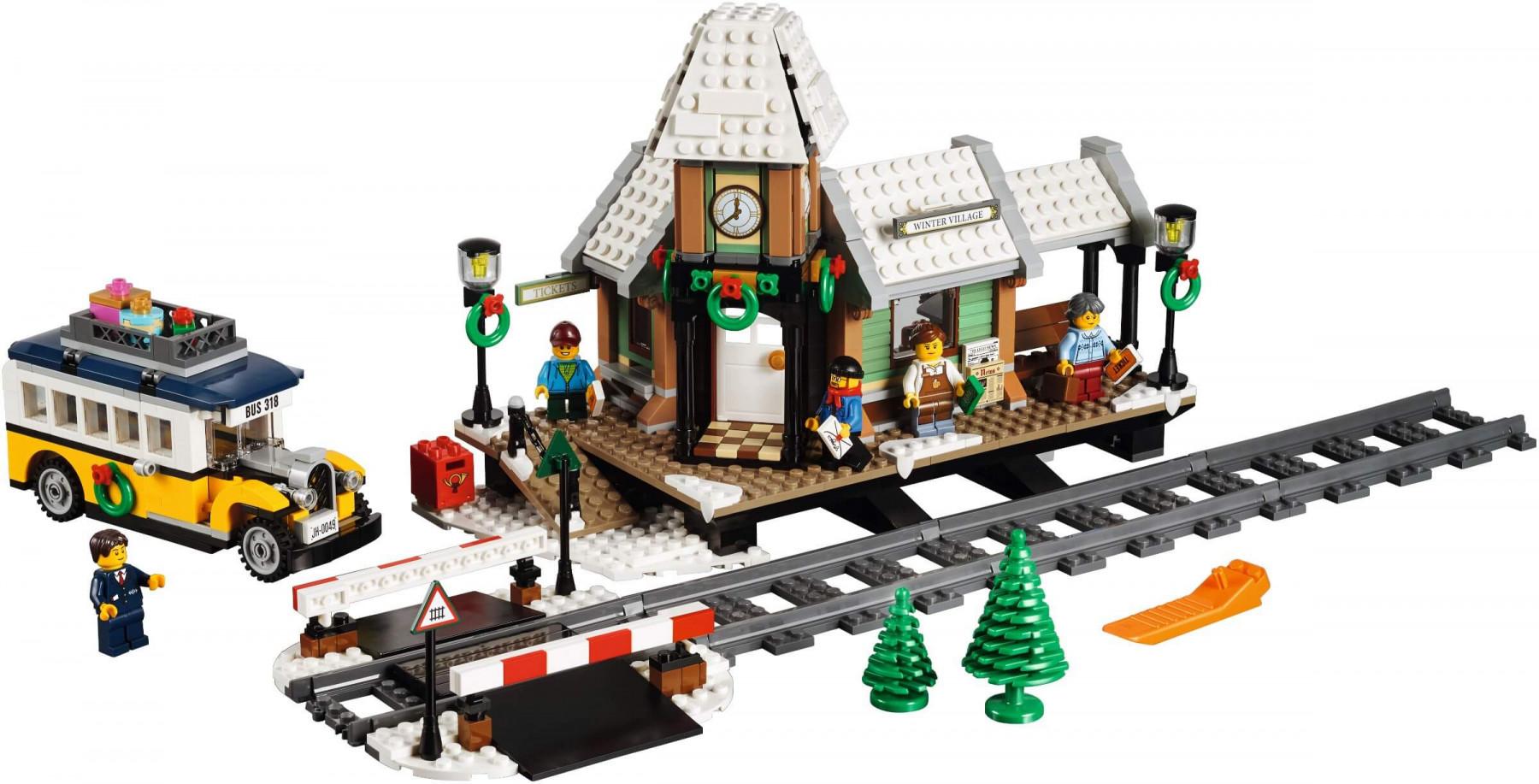 Đồ chơi lắp ráp Lego Creator Expert 10259 - Trạm Xe Lửa phủ Tuyết