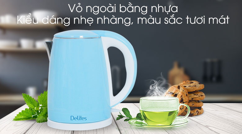 Ấm siêu tốc Delites ST18DB01 1.8L