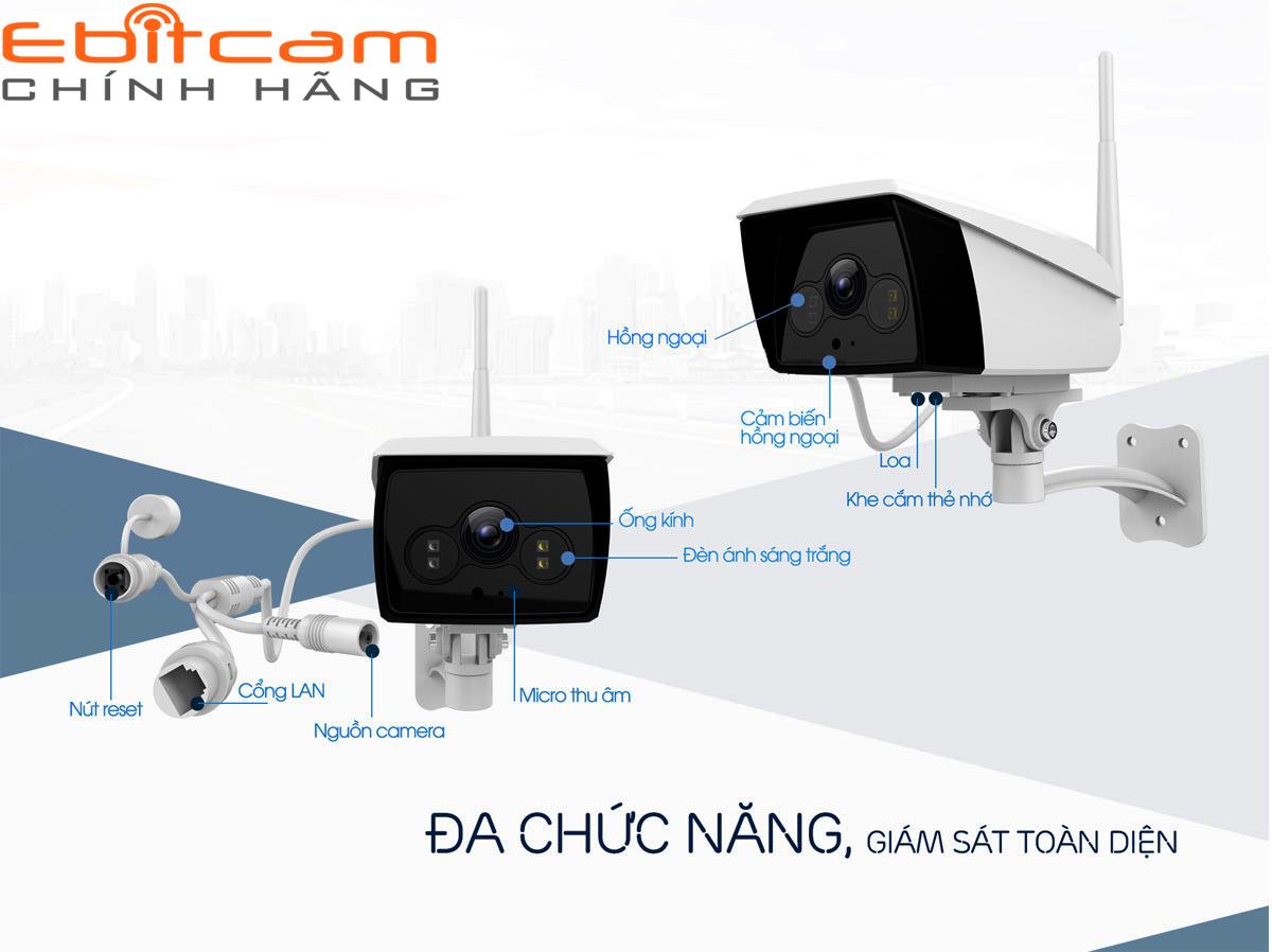 Camera IP Wifi Ebitcam EB03 - 2MP