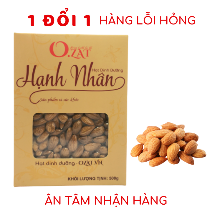 Hạnh nhân Almonds tách vỏ 500g