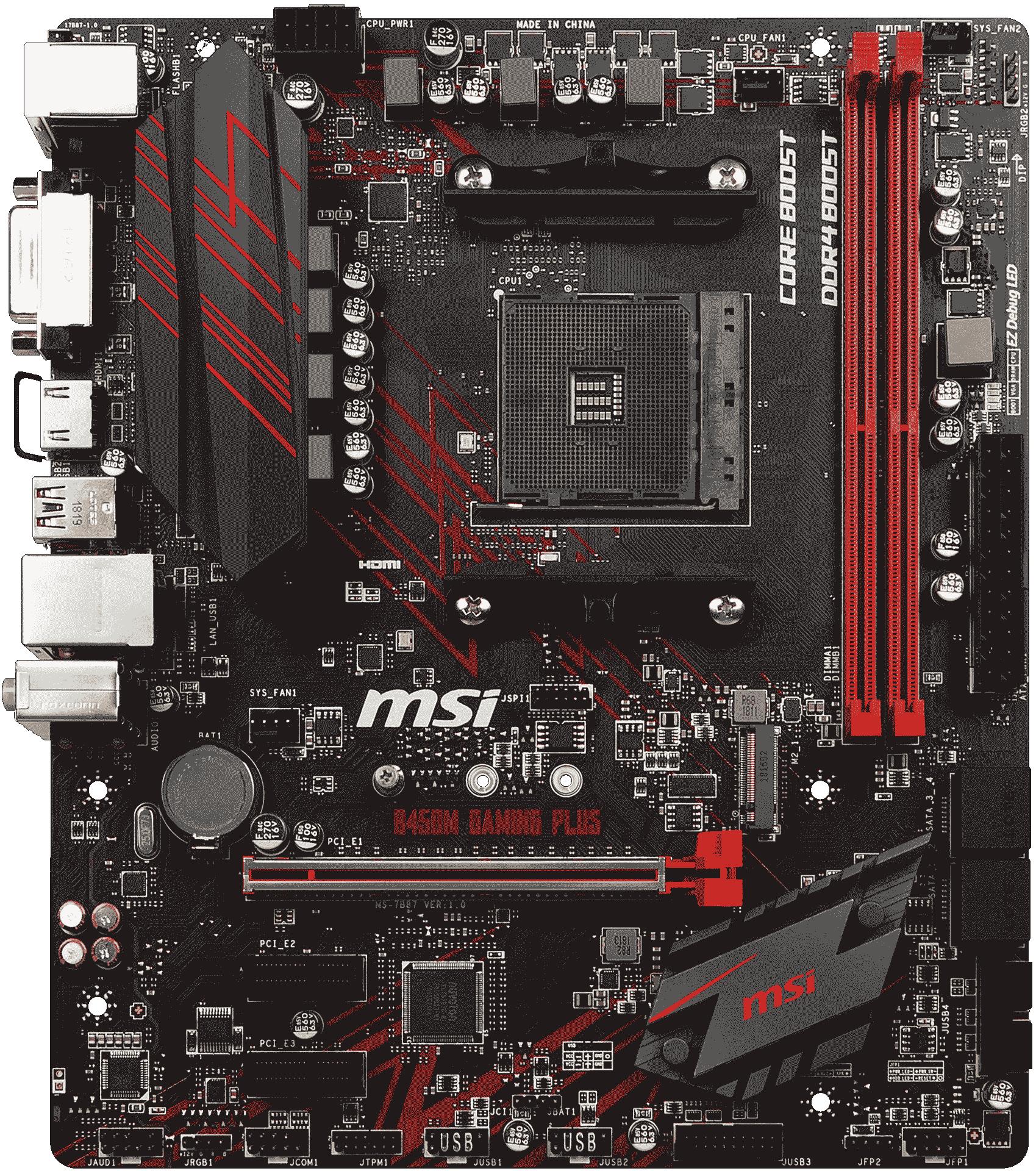 Mainboard MSI B450M GAMING PLUS