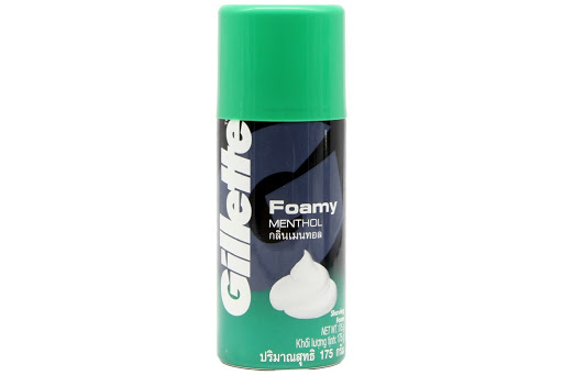 Bọt cạo râu Gillette Foamy hương Bạc Hà 175g