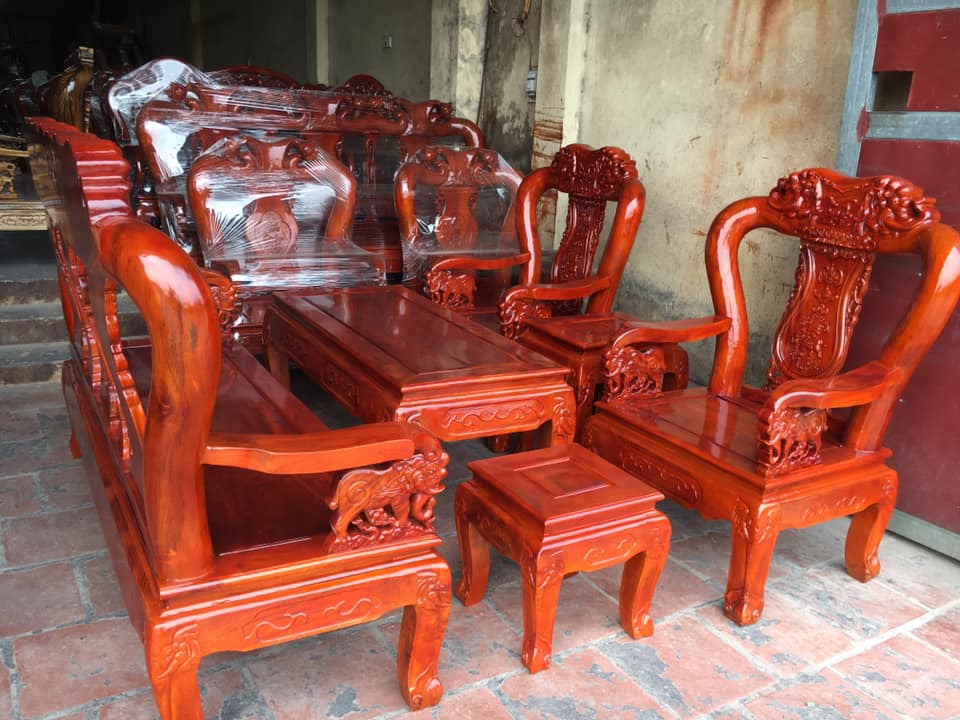 Bộ bàn ghế minh quốc voi