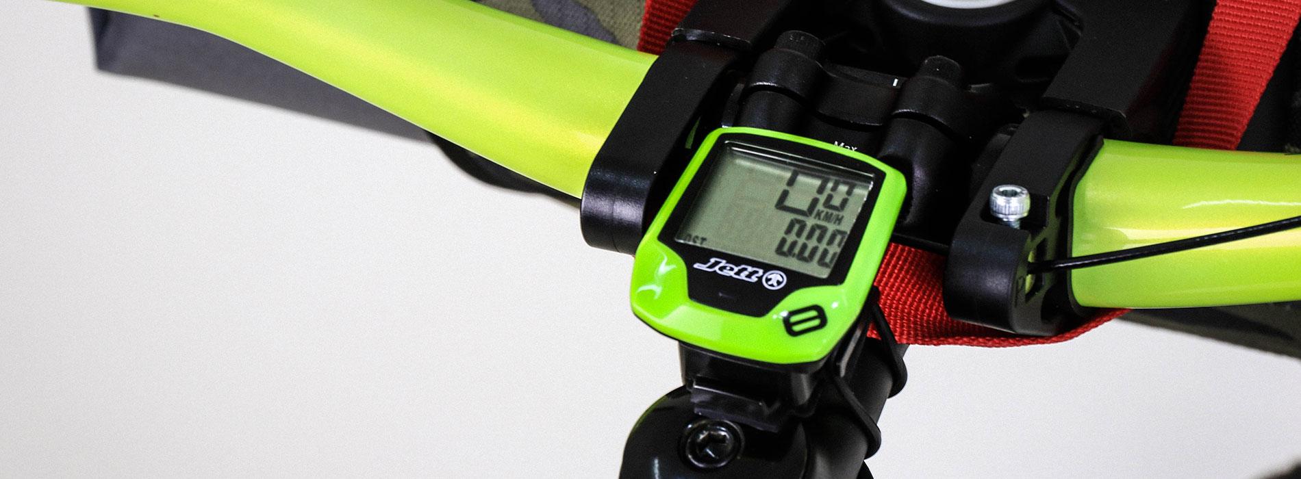 Đồng hồ đo tốc độ Jett Cycles 8ight - không dây