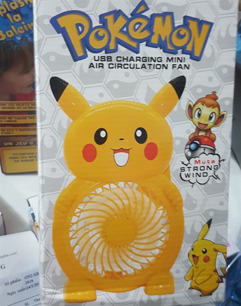 QUẠT MINI PIKACHU
