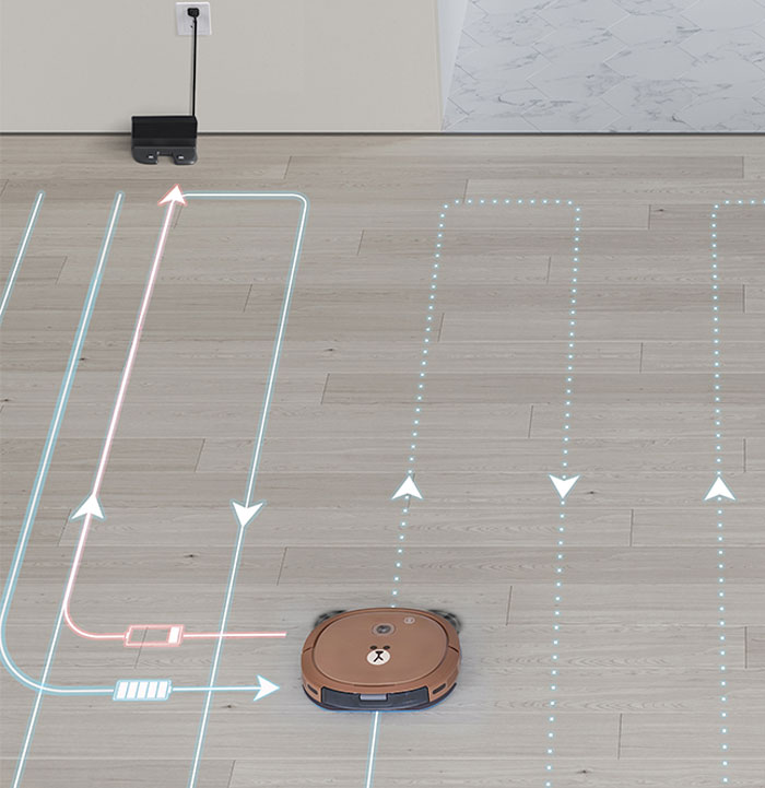 ROBOT HÚT BỤI ECOVACS DEEBOT U3 LINE FRIENDS