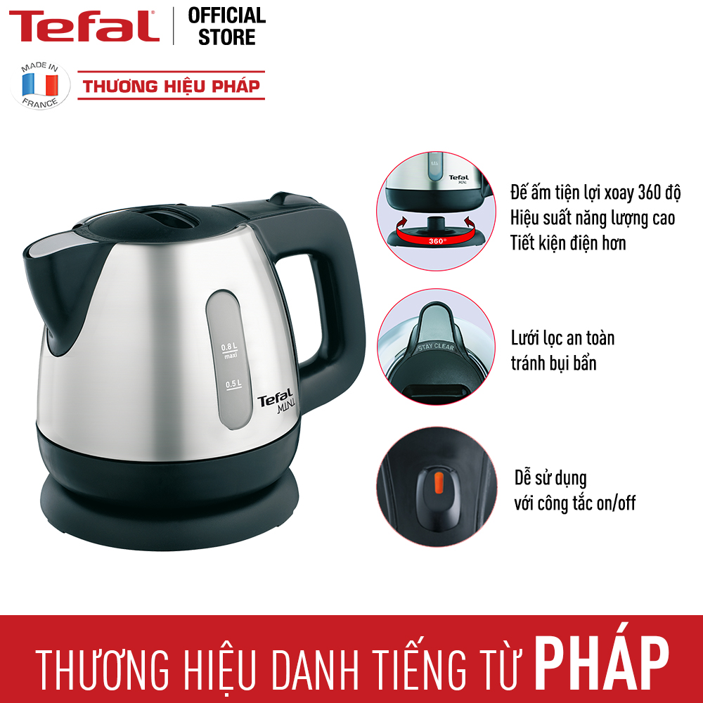 Ấm siêu tốc Tefal BI81252A - 0.8L