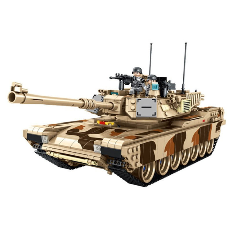 Đồ chơi lắp ghép kiểu Lego 1040- xe tăng M1A2 ABRAMS