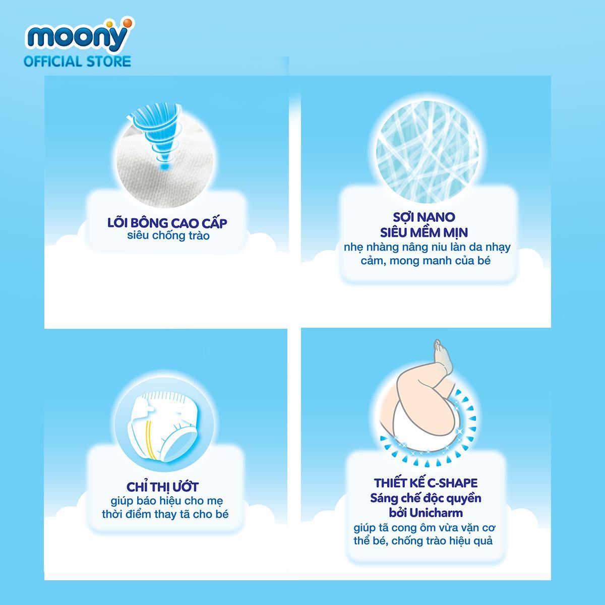 Miếng lót thấm sữa Moony - 108 miếng
