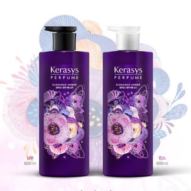Dầu Gội/Xả Nước Hoa Tinh Chất Violet Và Xạ Hương Kerasys Elegance & Sesual