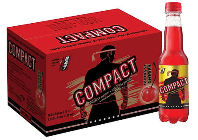 Nước tăng lực Compact 330ml thùng 24 chai