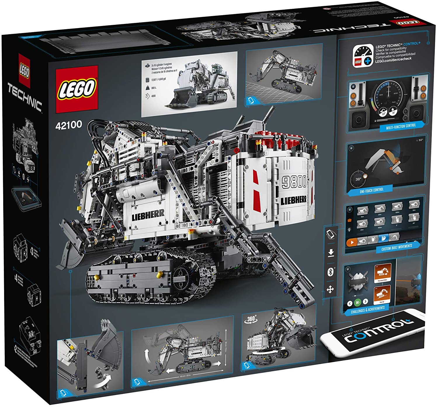 LEGO TECHNIC 42100 Siêu Máy Xúc Liebherr R 9800