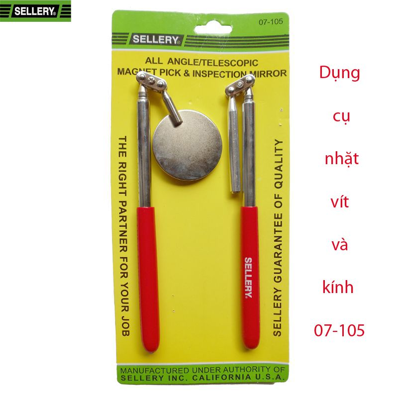 Dụng cụ nhặt vít và kính Sellery 07-105