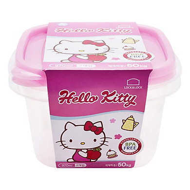HỘP NHỰA HELLO KITTY LKT810 970ML