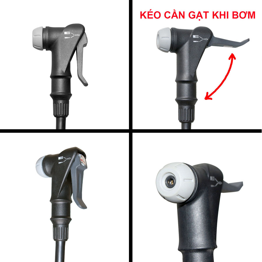 Bơm xe đạp GIYO GF-38PV