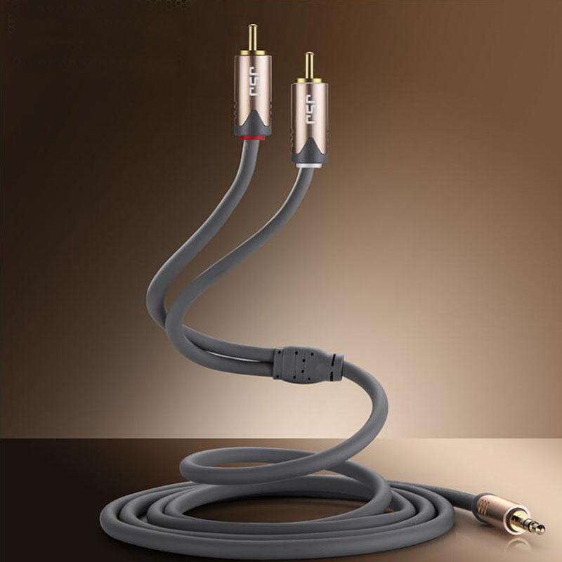 CÁP LOA JACK 3.5 RA 2 ĐẦU HOA SEN JSJ JA-3322
