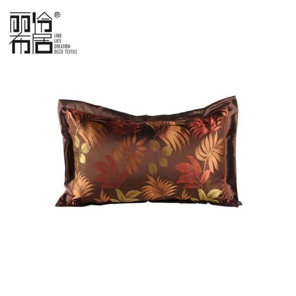 LING HOME DECO TEXTILE Lá Mẫu Gối Lớn Mô Hình Phòng Thiết Kế Mềm Chuyên Dụng Trên Giường Cung Cấp Vỏ Gối