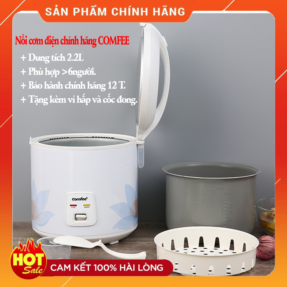 Nồi cơm điện Comfee CR-CM2220(C) 2.2L