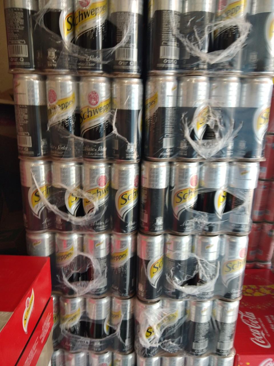 Nước Soda Schweppes 330ml thùng 24 lon