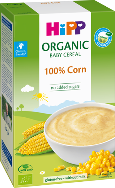Bột ngũ cốc HiPP Organic bắp non