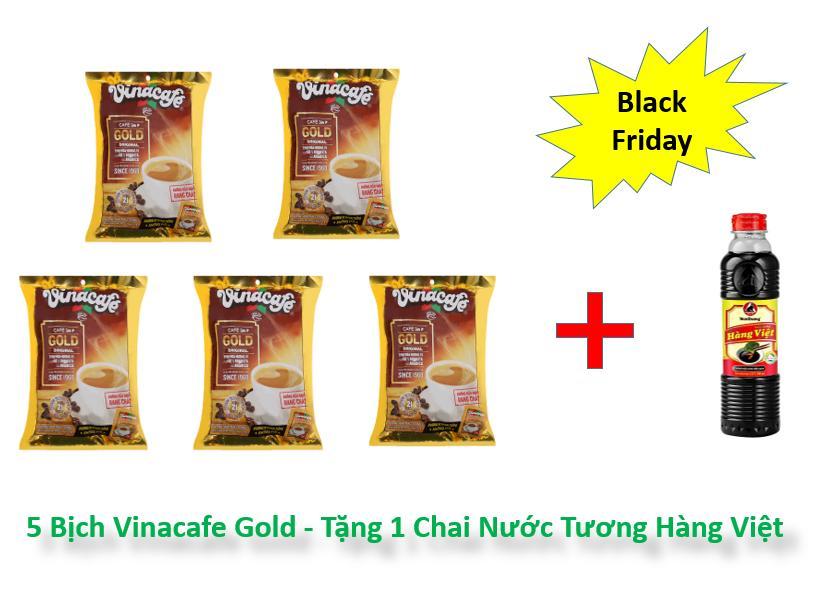 Cà Phê Vinacafe Gold 480g combo 5 gói