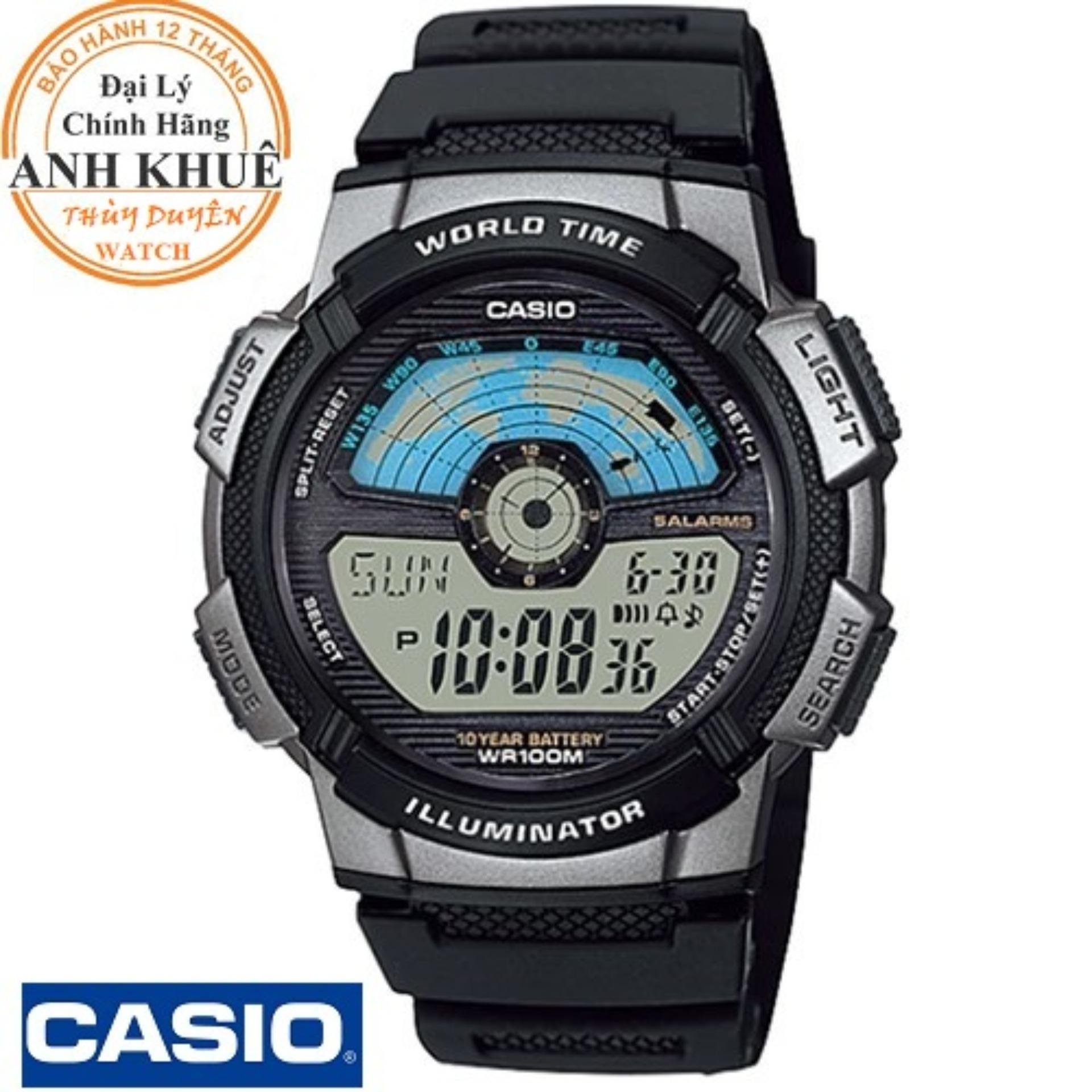 Đồng Hồ Nam Dây Nhựa Casio AE-1100W-1AVDF