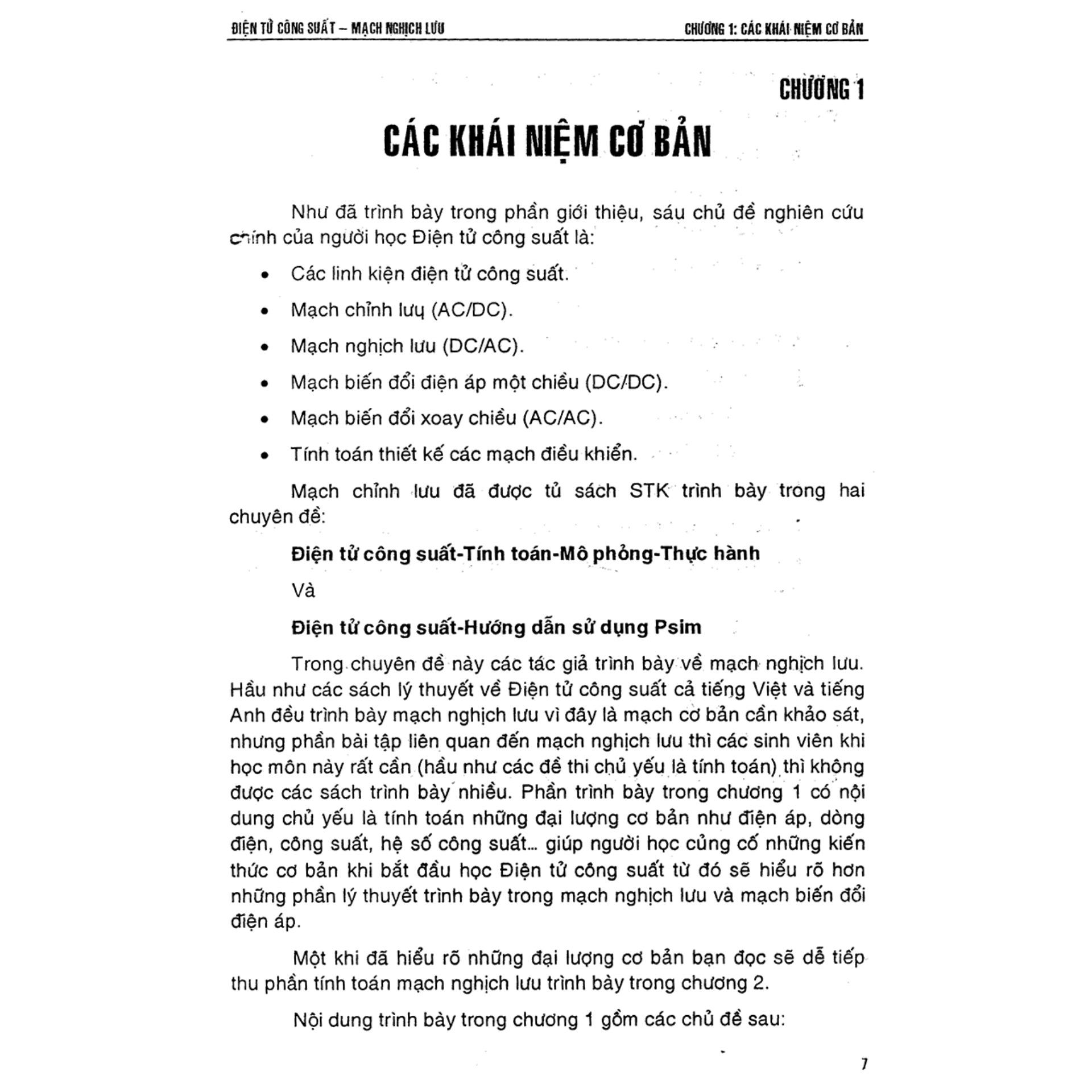 Điện Tử Công Suất Mạch Nghịch Lưu