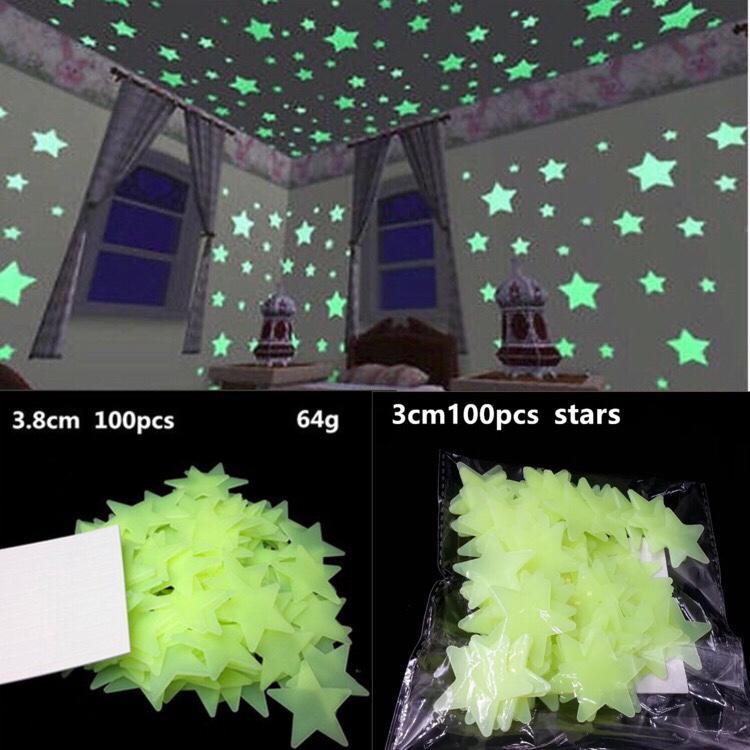 Ngôi sao dán tường dạ quang