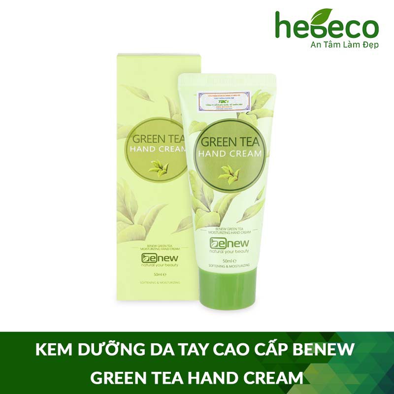 Kem Dưỡng Tay Benew Green Tea Hand Cream (50ml)