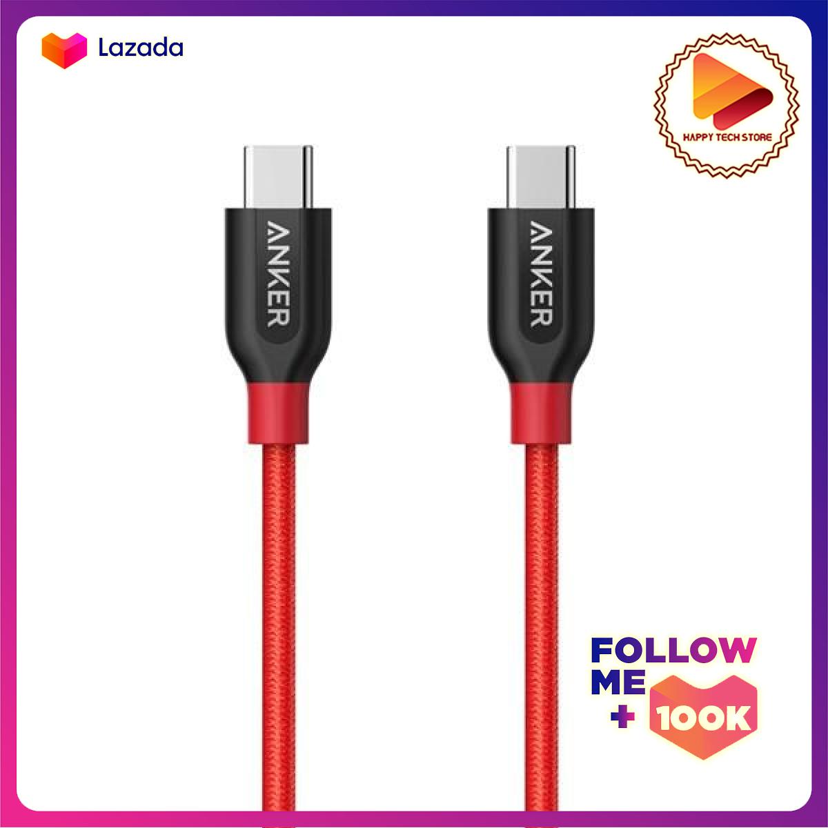 CÁP USB TYPE-C RA USB TYPE-C 2.0 ANKER POWERLINE+ A8187/A8188
