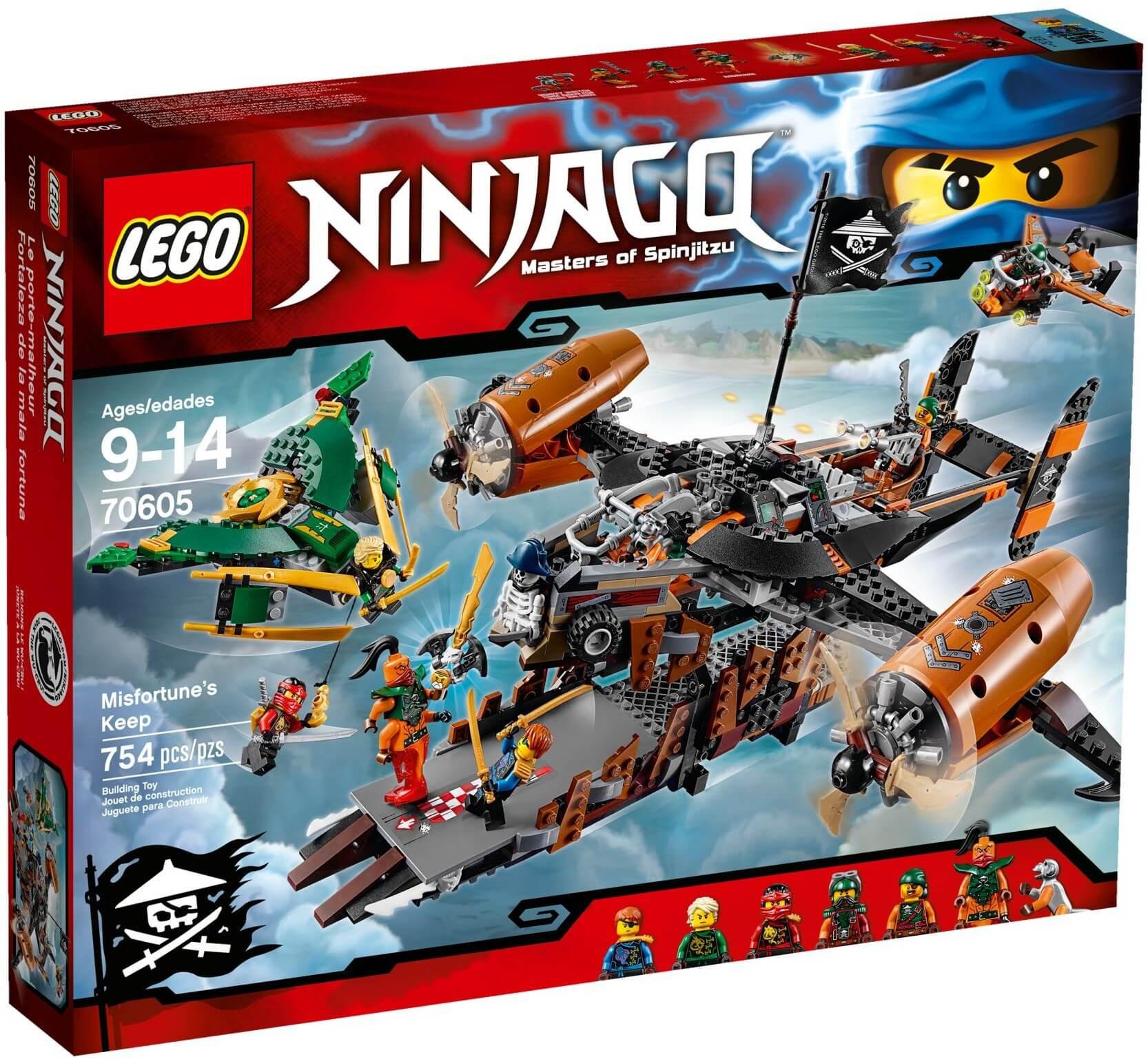 Mô Hình LEGO Ninjago 70605 - Tàu Bay Tai Họa