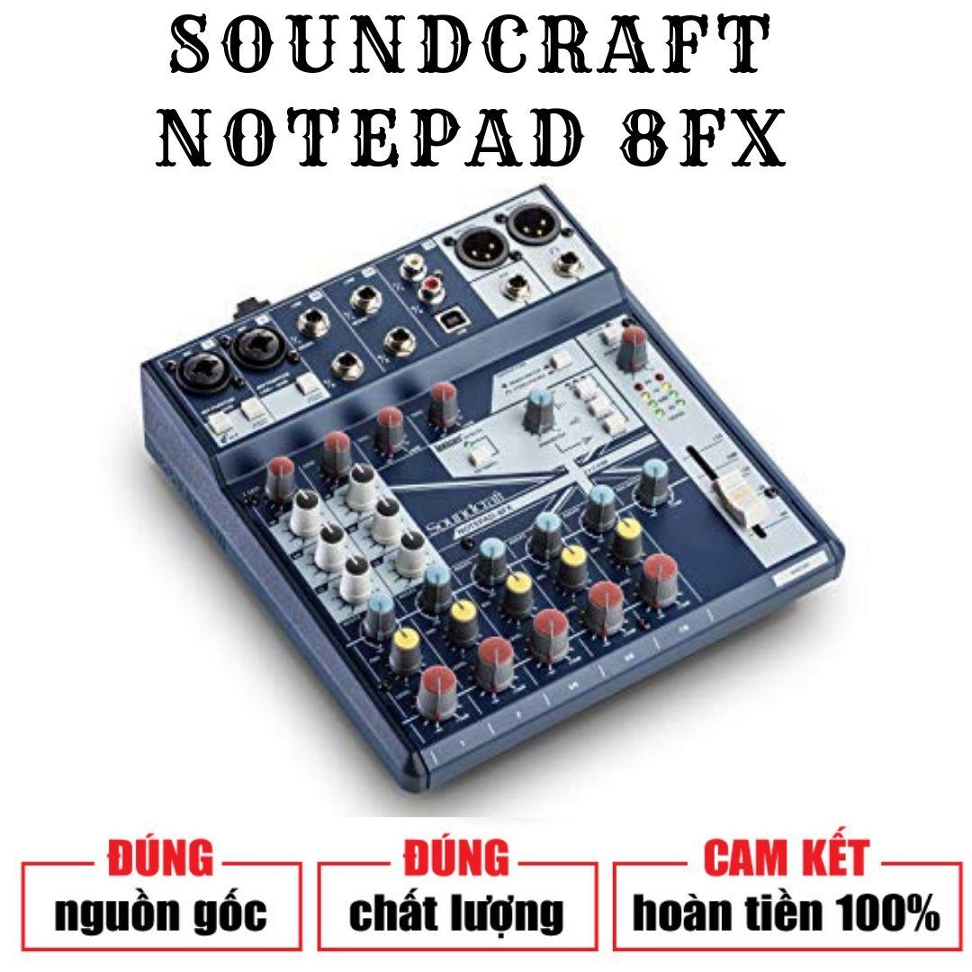 Mixer Soundcraft Notepad-8FX