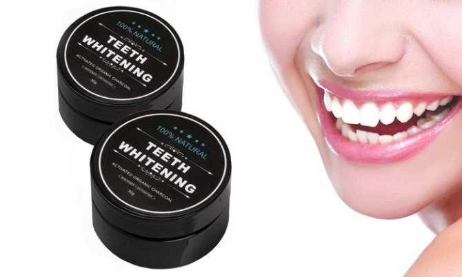 Bột đánh trắng răng than tre