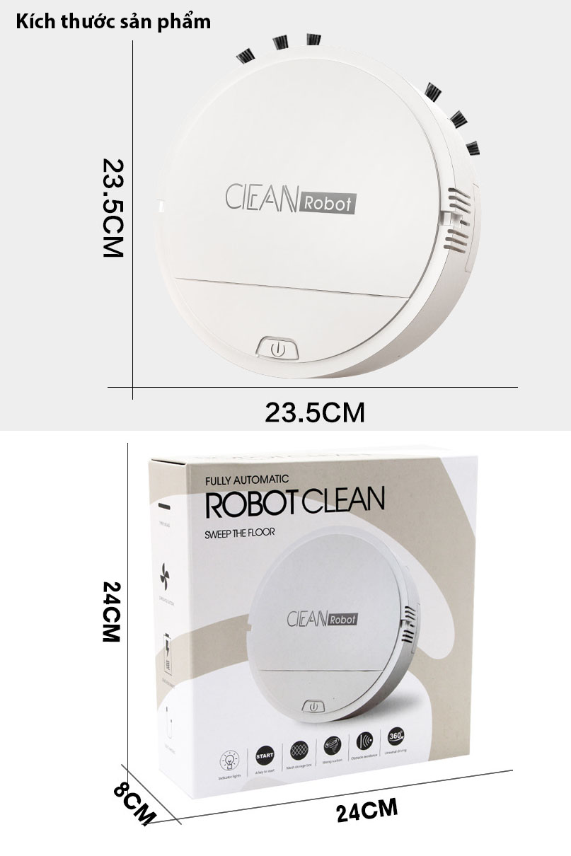 ROBOT HÚT BỤI CLEANROBOT RS5
