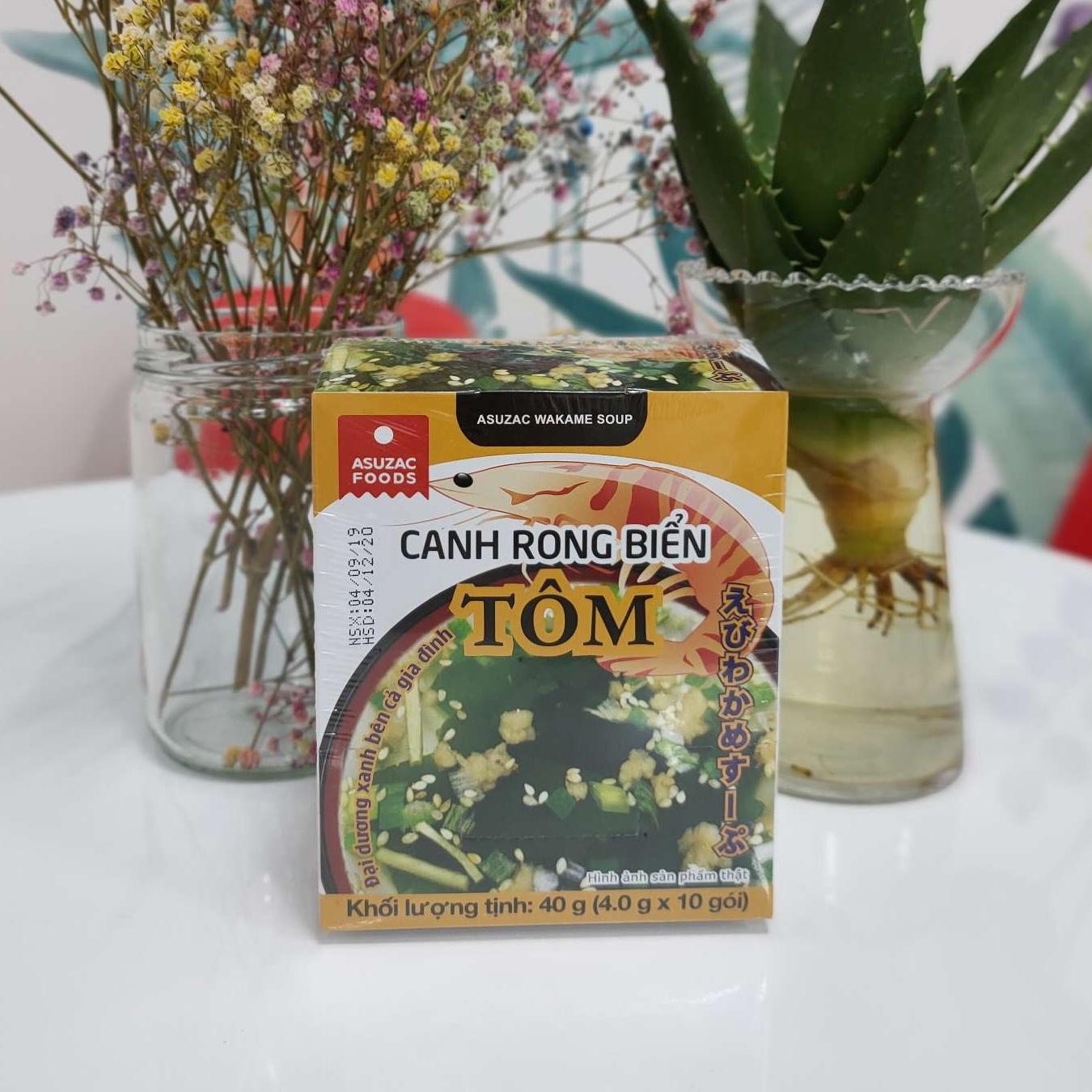 Canh rong biển tôm Asuzac