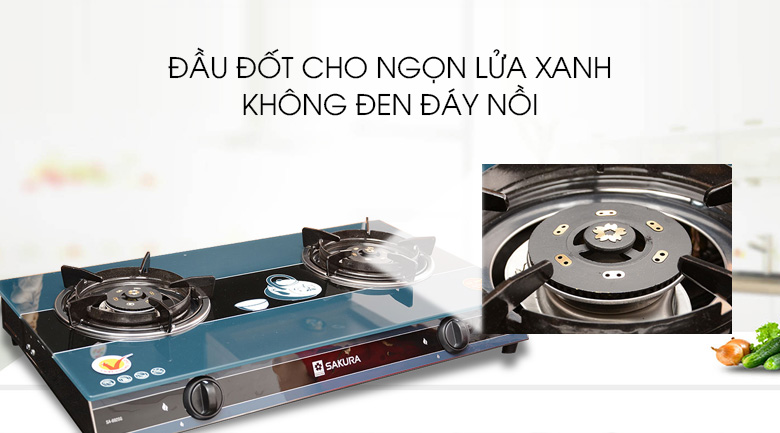 Bếp gas Sakura SA-692SG đôi