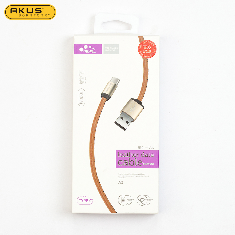 CÁP BỌC DA TYPE-C AKUS A3