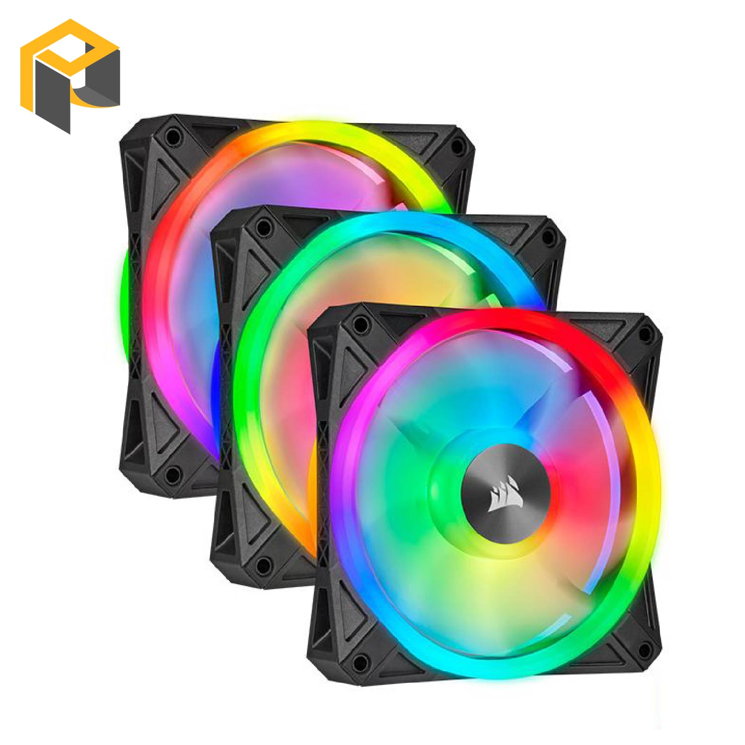 Quạt tản nhiệt Corsair QL120 RGB 120mm 3 Fans Pack