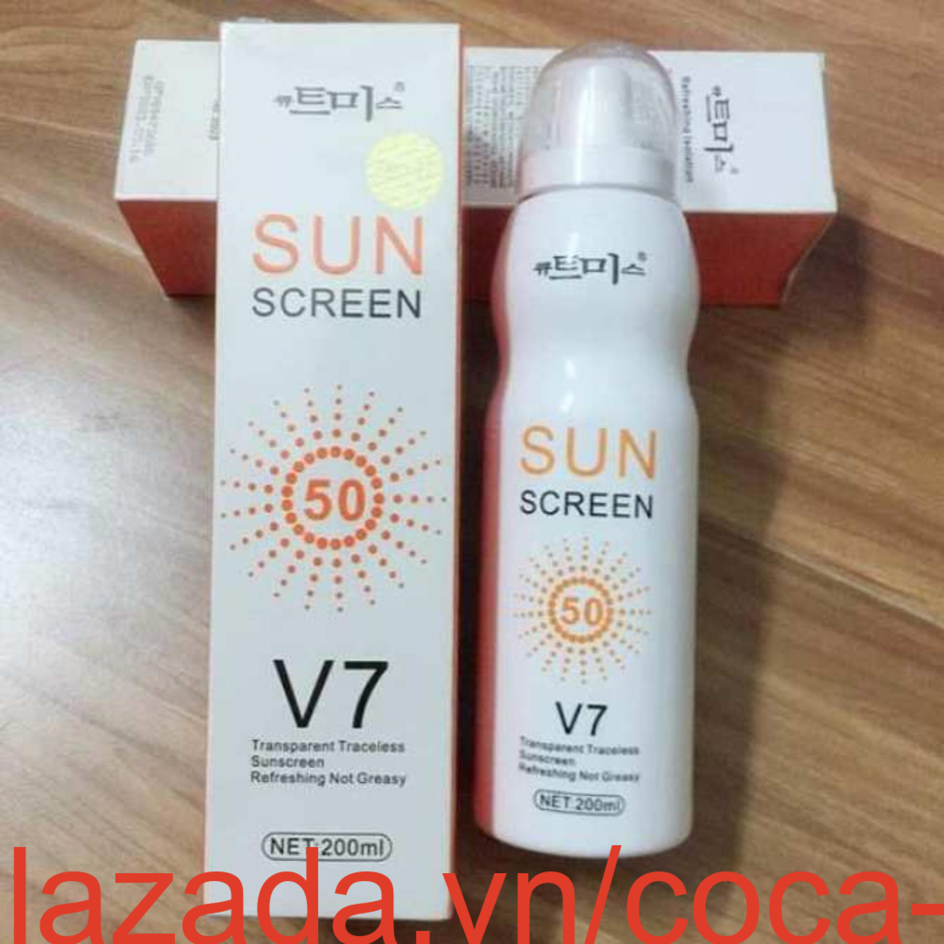 Xịt Chống Nắng Toàn Thân V7 Sun Screen SPF50 PA++