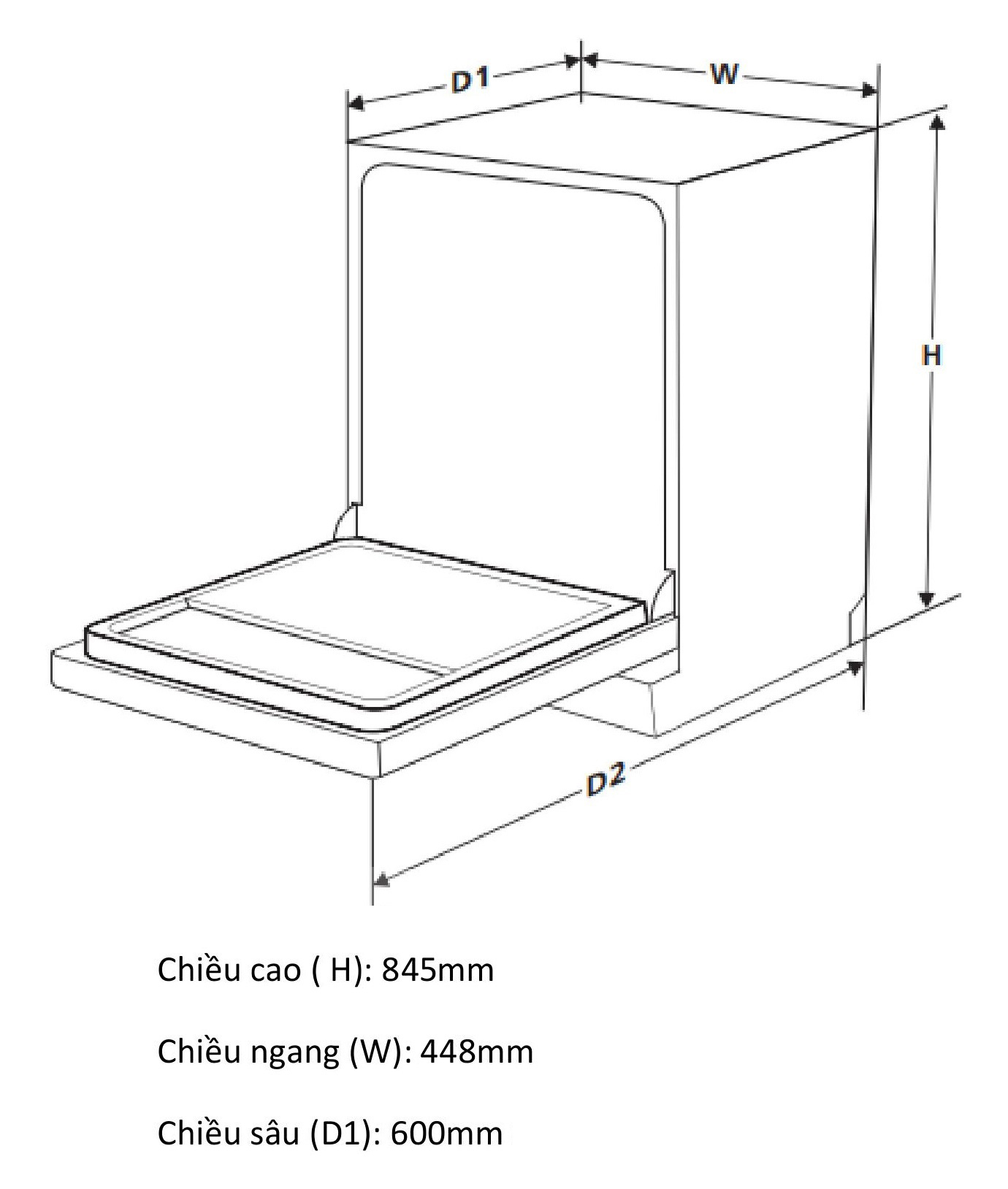 Máy rửa bát Canzy CZ P1036R
