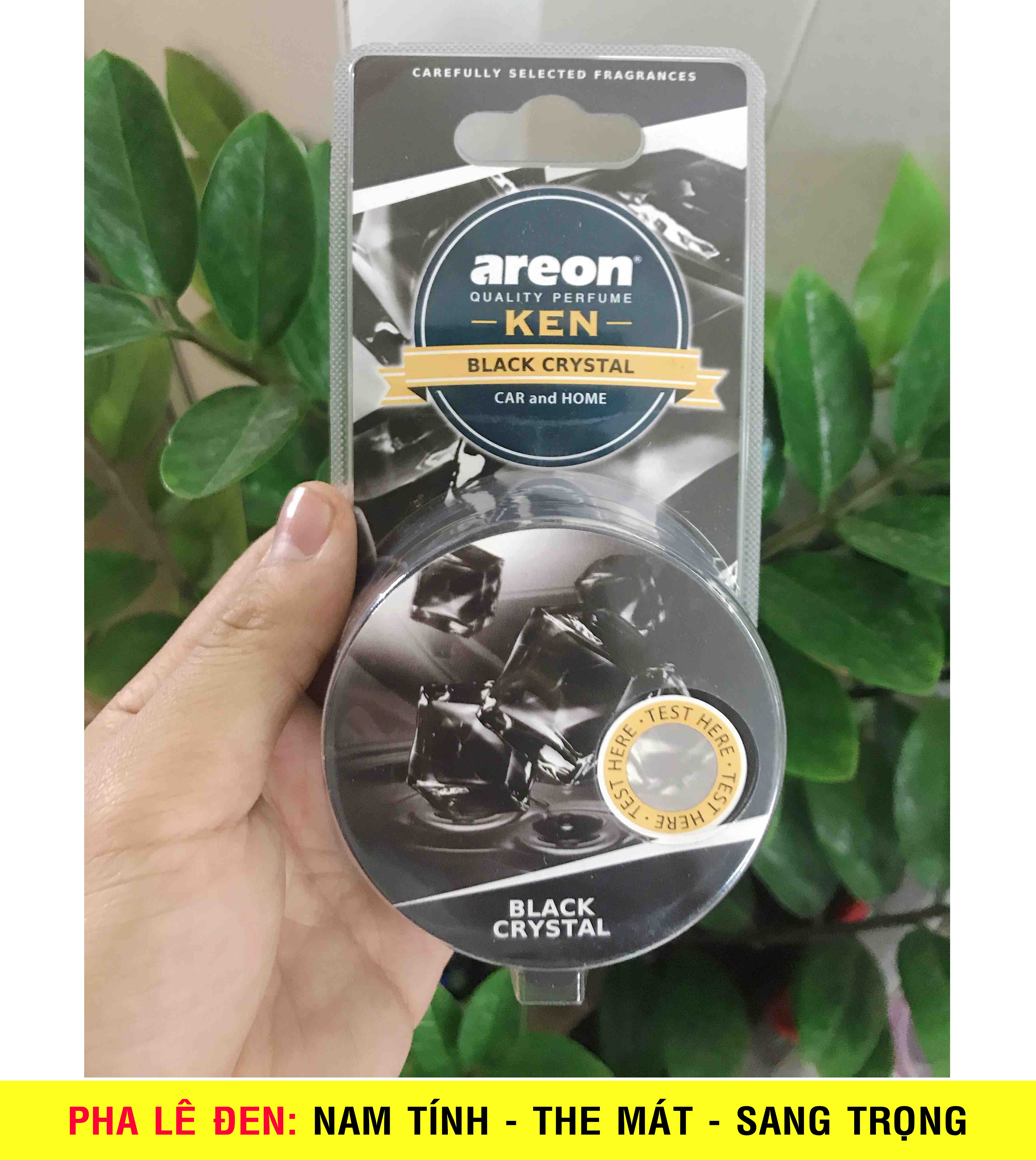 Sáp thơm ô tô cao cấp AREON KEN  Black Crystal