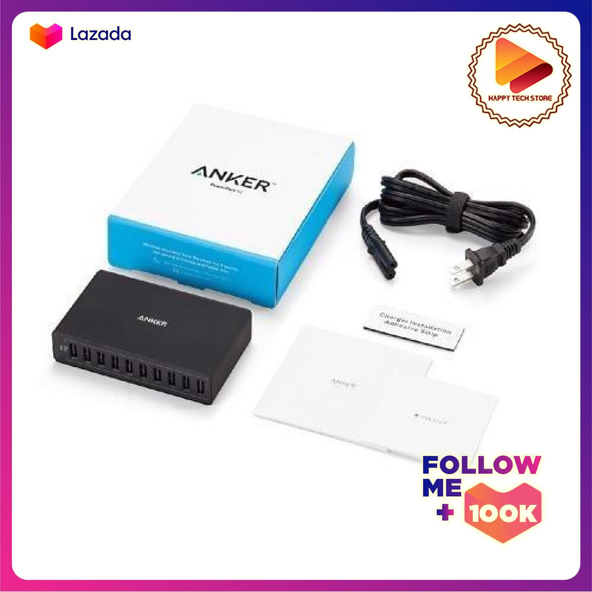 Sạc Anker A2133 - 10 cổng, 60W