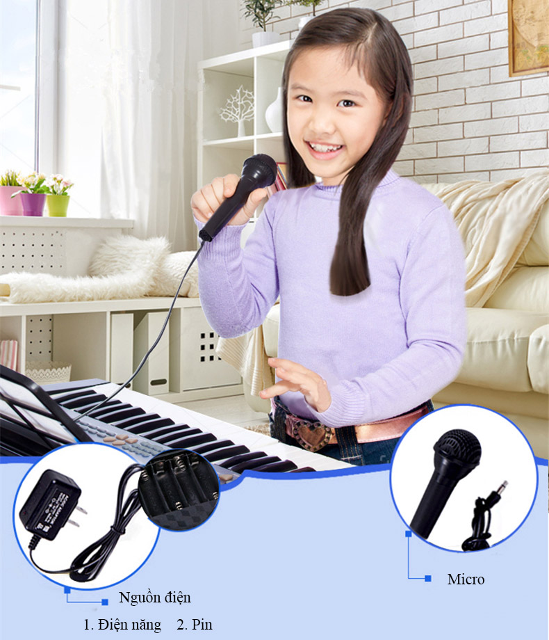 Đàn piano cho bé học chơi đàn MS-6102