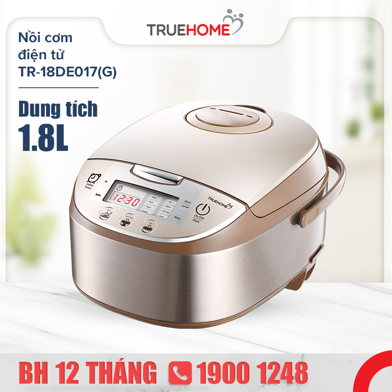 Nồi cơm điện TrueHome TR-18DE017(G) - 1,8 l